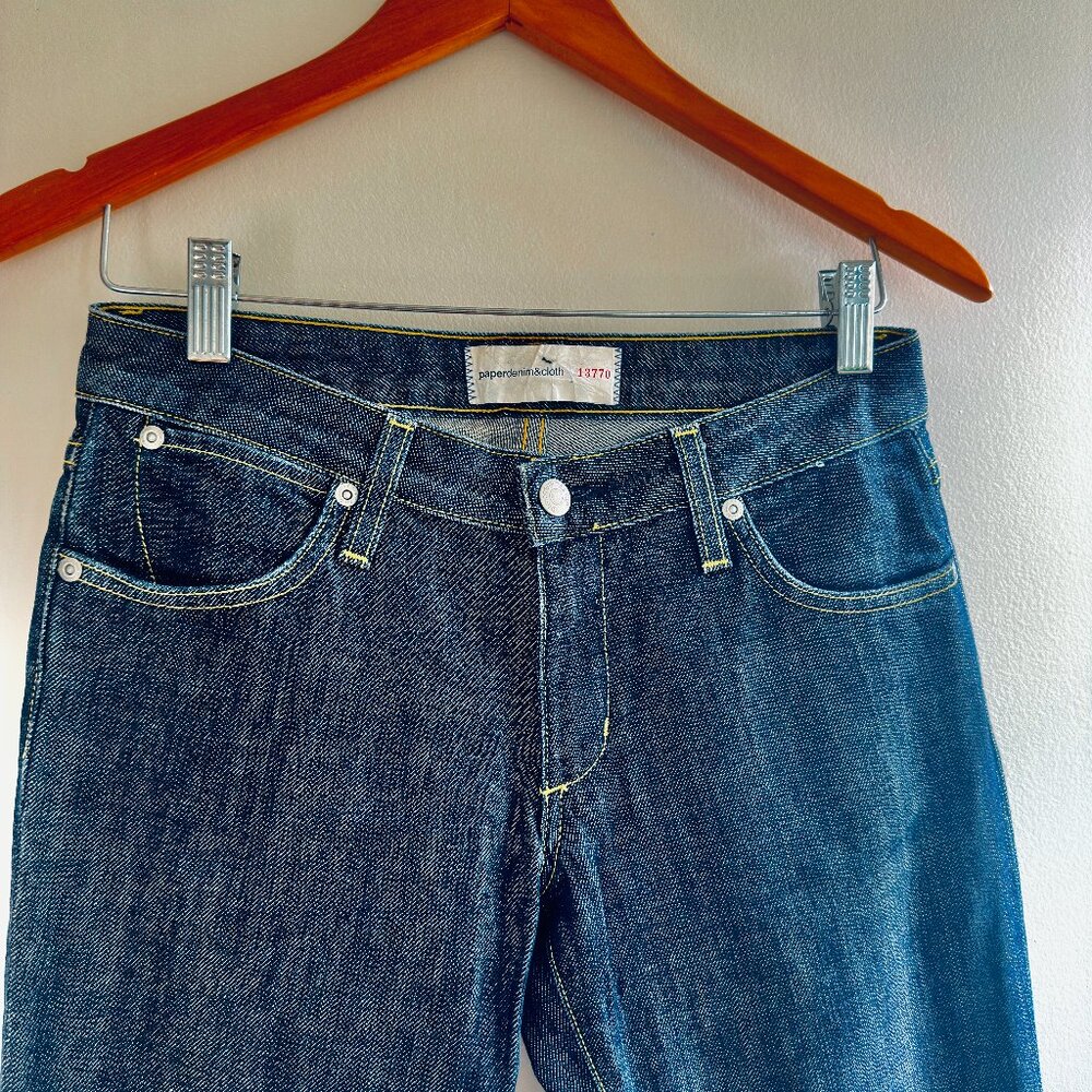 Paper Denim & Cloth Classic Indigo Wide Leg Jeans - Picture 2 of 7
